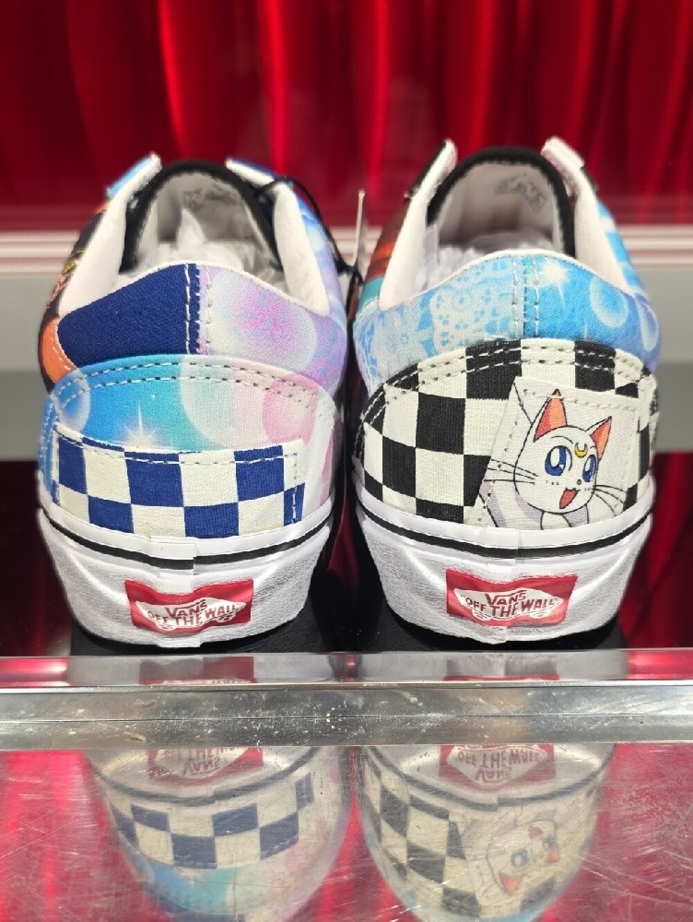 Vans Old Skool Patchwork Pretty Guardians Sailor Moon Men Size 7 Women Size 8.5 - Picture 4 of 7